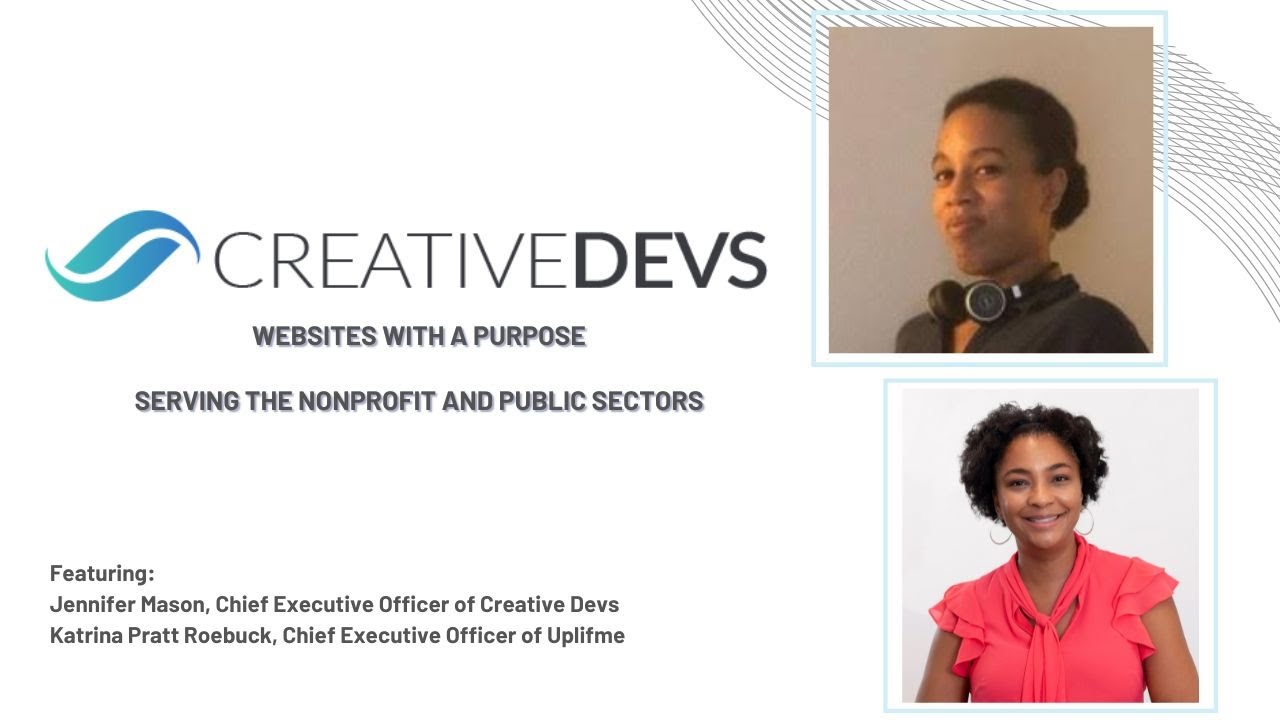 Jenn Mason, CEO of Creative Devs - Helping the Public and Non Profit Sectors Change Lives!
