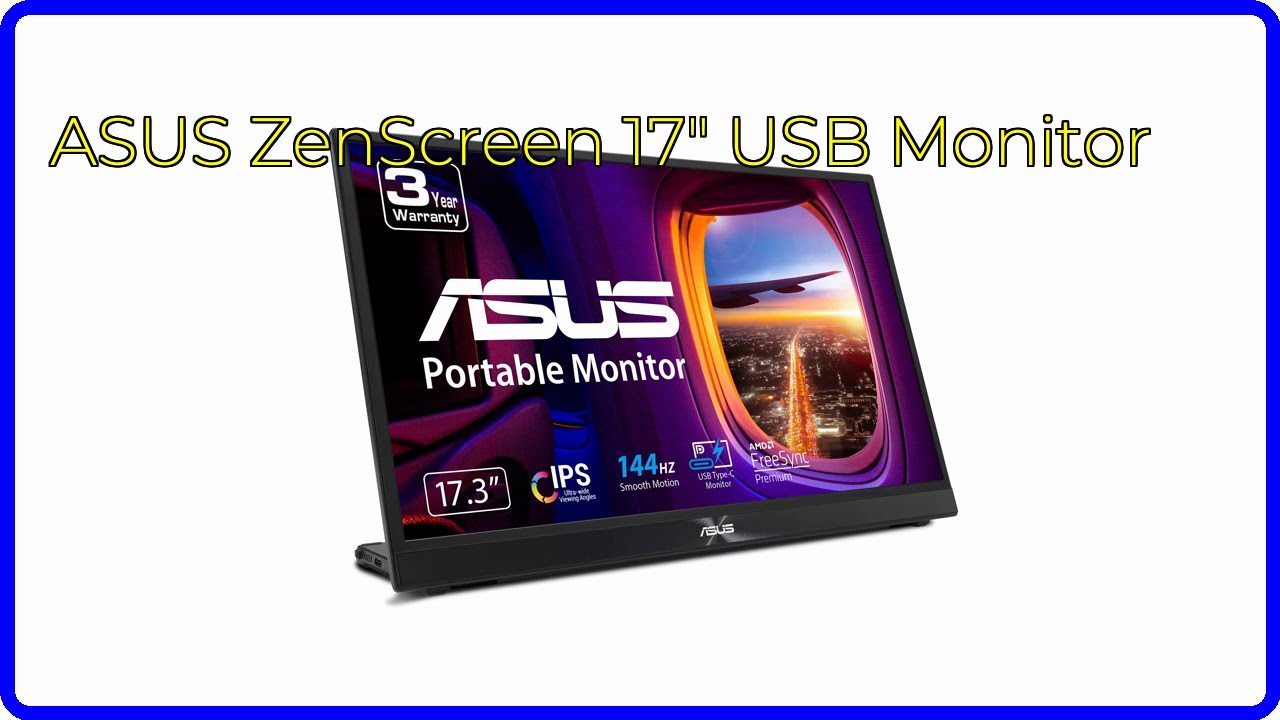 REVIEW (2026): ASUS ZenScreen 17
