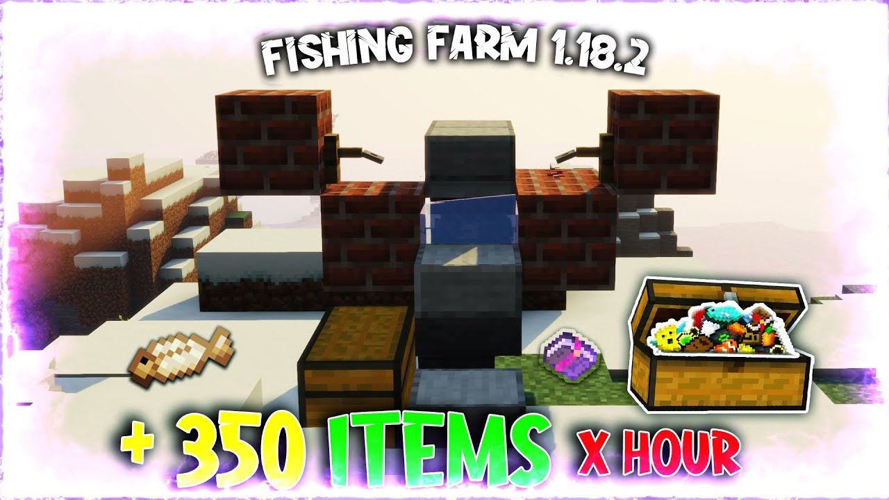 HOW TO MAKE Fishing farm 1.18.2 in Minecraft? Simple and