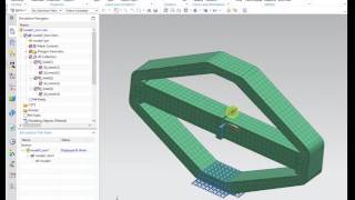 OOFELIE::Multiphysics piezoelectric feature from within NX CAE (modal)