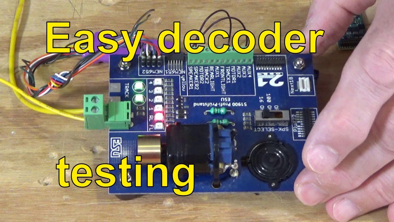DCC 101, Easy decoder testing (52) - YouTube