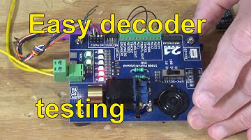DCC 101, Easy decoder testing (52)