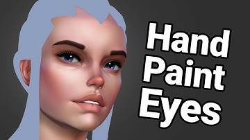 How To Hand Paint Eyes In ZBrush