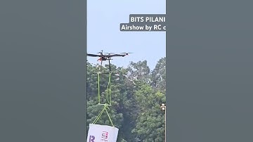 Air show by RC club BITS Pilani Pilani campus #drone #bitspilani #shorts #anime
