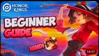 [Hindi] How to play HONOR OF KINGS in INDIA | Full Beginner Tutorial