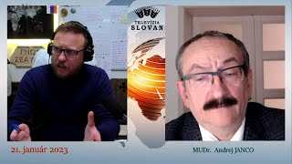 Televízia Slovan 21.01.2023  hosť: MUDr. Andrej JANCO