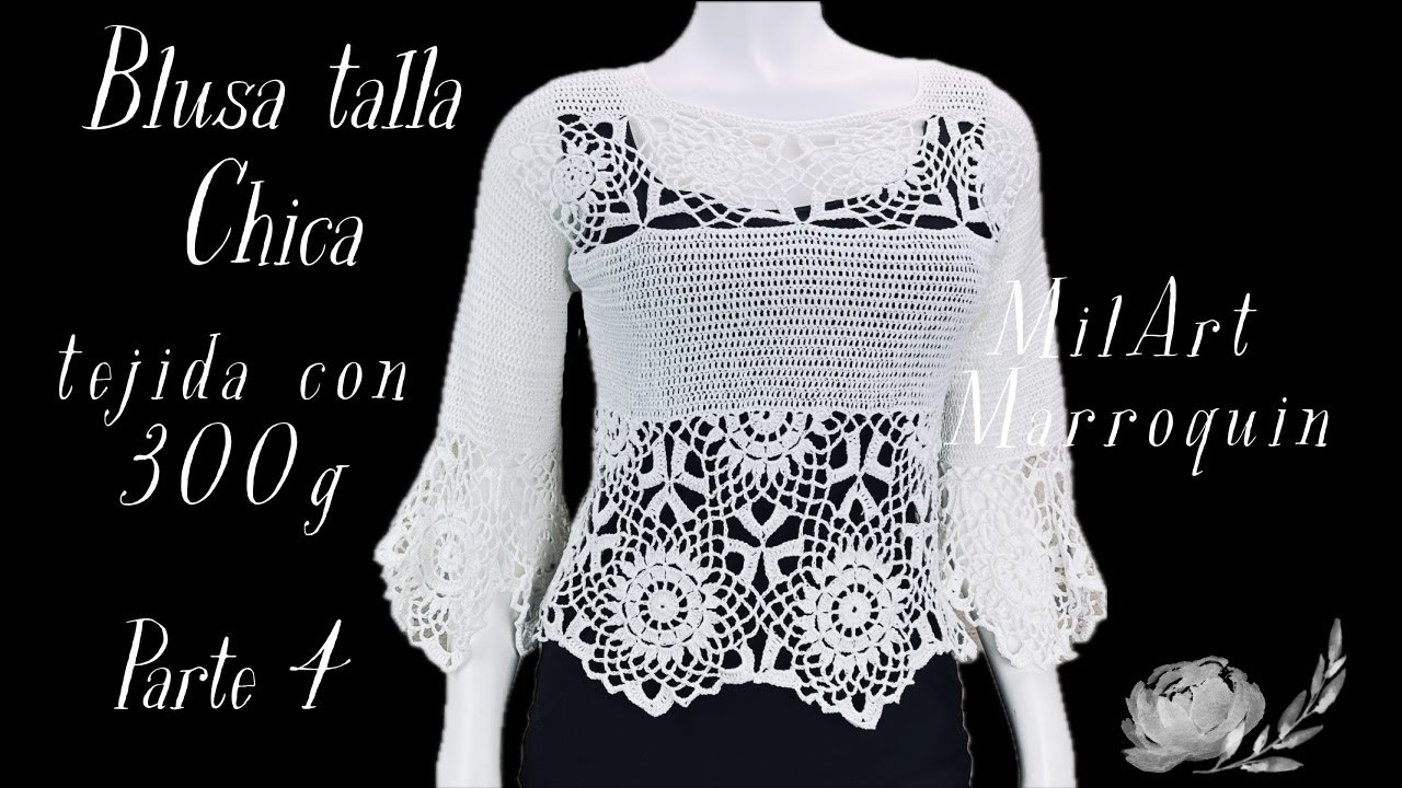 Blusa Motivo Hexagonal Crochet 4 (cc)