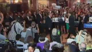 Donald Trump - Security attacks Protesters outside Trump Tower
