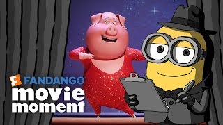 Minions At the Movies React to Sing - Fandango Movie Moment (2016)