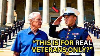 Old Veteran Watched His Daughter Graduate — Until a Marine General Recognized His Tattoo and Froze