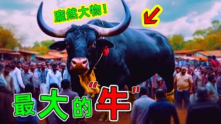 世界最大的牛，原來這才是傳說中的「巨牛」大象在面前就是個弟弟