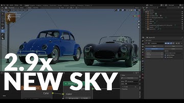 BLENDER 2.9x - NEW SKY TEXTURE & UPDATES!