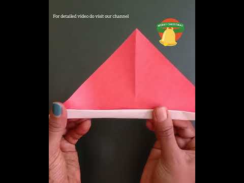 Origami Santa cap