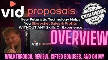 🔻 VidProposals 🍎 REVIEW DEMO 🍎 Business Proposal & Contract Management Suite 🔻 Bonus🔻 VidProposals