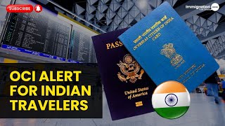 OCI cardholders Can Now File E-Arrival cards online before travel to India. OCI cardholders Can Now File E-Arrival cards online before travel to India.