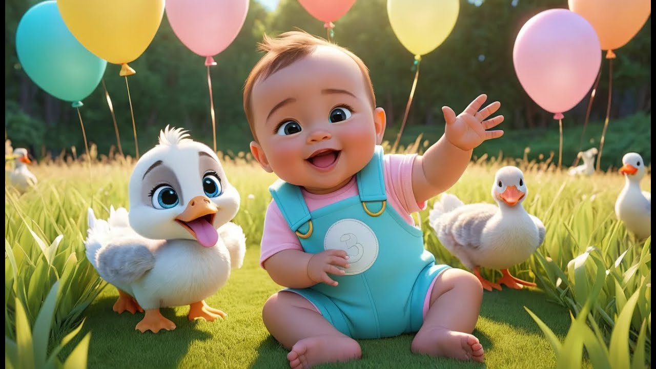 Goose’s Counting Parade in Golden Field | Fun Counting Song for Kids | Nursery Rhyme