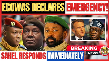 NIGER’S SHOCKING MOVE AFTER ECOWAS EMERGENCY DECLARATION