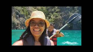 Kayak in Coron #coronpalawan #travel #beach #philippines #couple 