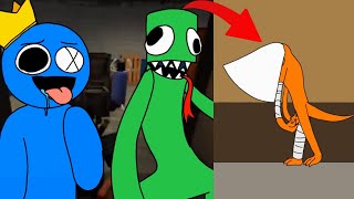 ORANGE ALMOST DIED?!😱| Rainbow Friends Animations Roblox pt.31