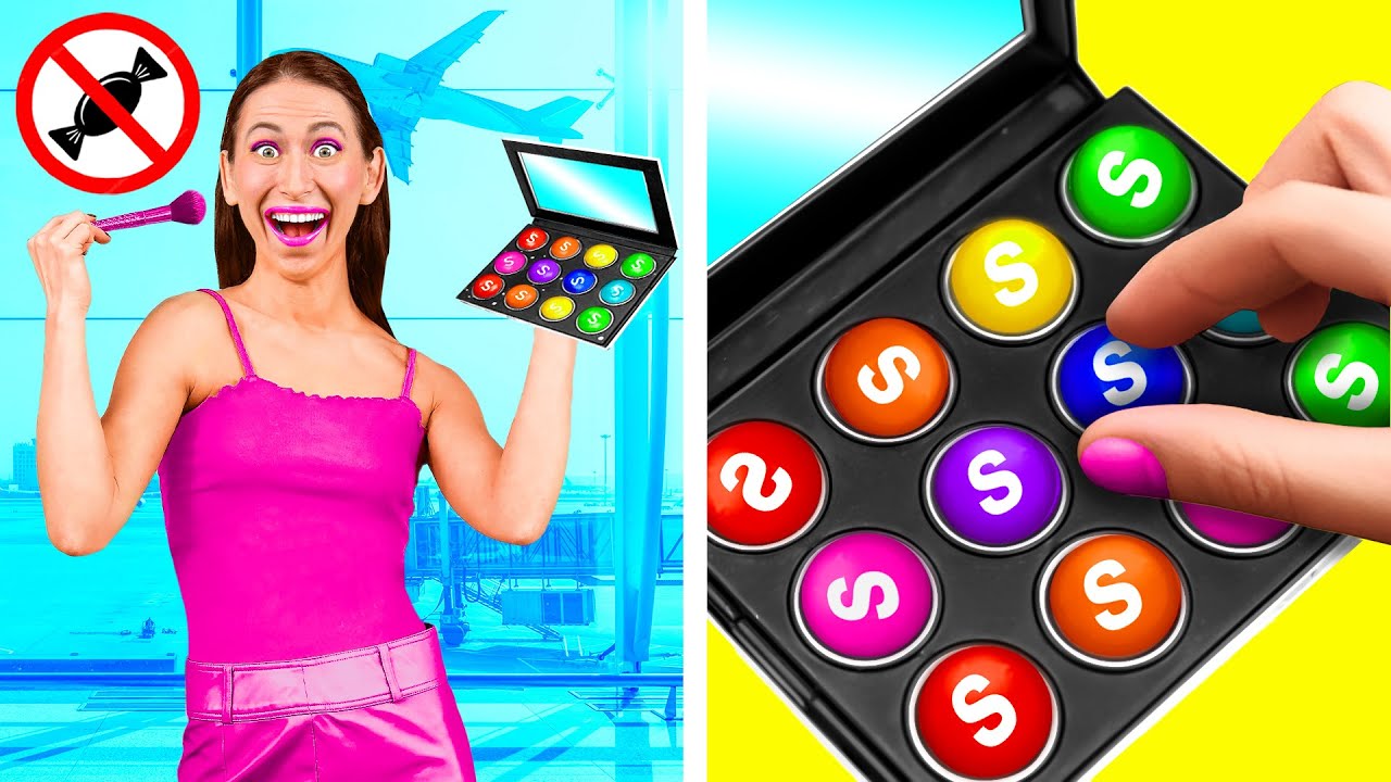 Ways to Sneak Snacks into the Plane | Epic Food Battle by Fun Teen Challenge