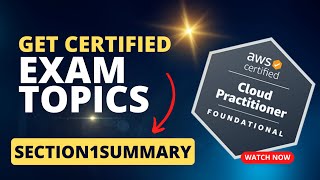 AWS-Cloud Practitioner Course-007-Section1-Summary