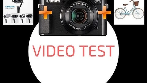 Zhiyun Crane-M | Canon G7Xii Test Video