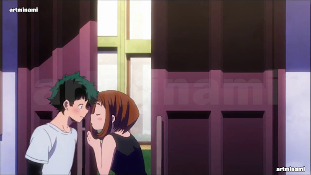 Midoriya x Uraraka KISS Scene My Hero academia 4x1