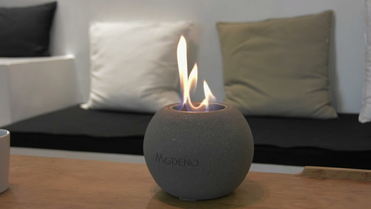 Elementi Bioethanol Fireplace - Product: Paffu Dark Grey