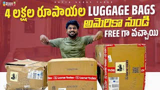 Luggage Bags Worth ₹4 Lakhs Came Free From America | Unboxing & Story | Bayya Sunny Yadav