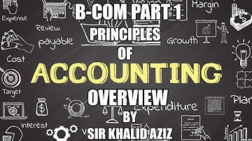 B-COM PART 1,UOK, PRINCIPLES OF ACCOUNTING "PAPER OVERVIEW"