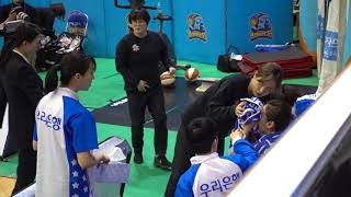 wkbl 우리은행 위비 woori bank wibee  keb 하나은행전 임영희 선수 부상  korea pro basketball