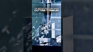 Why Titanium Breaks More Tools Than Aluminum ⛓️‍💥 #cnc #cncmill #titansofcnc #cnctools #machinist