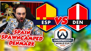 mL7 spectates Spain vs Denmark in Overwatch World Cup 2023