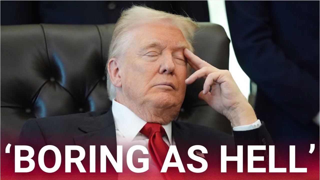 Trump hilariously jokes about closing his eyes during ‘boring as hell’ Cabinet meetings