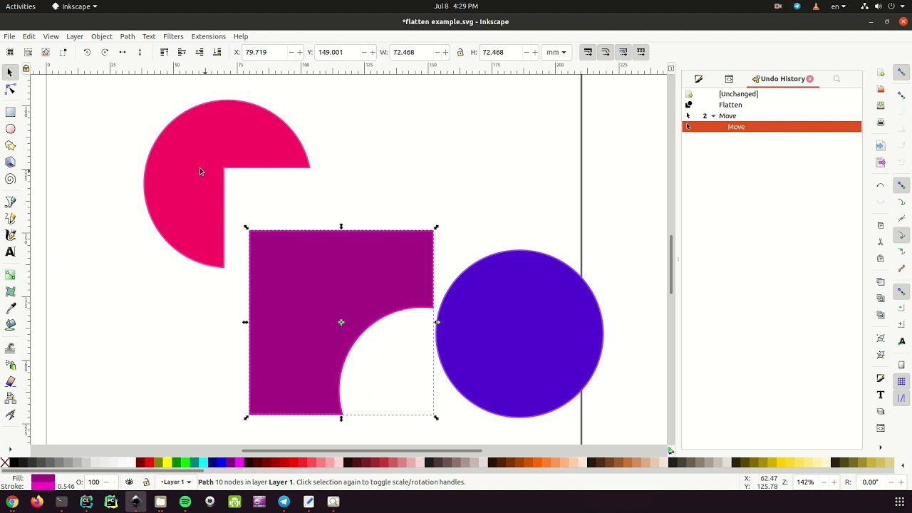 Flatten Operation Inkscape YouTube Flatten operation inkscape youtube