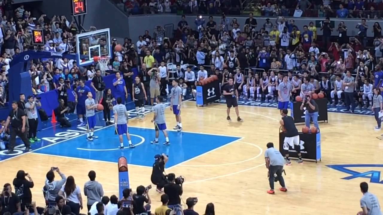 STEPHEN CURRY 3point Shootout UNDERARMOUR ROAD TOUR MANILA