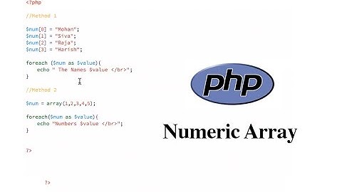 PHP Numeric Array