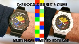 G Shock X Rubik&#39;s Cube GAE-2100RC: First look!