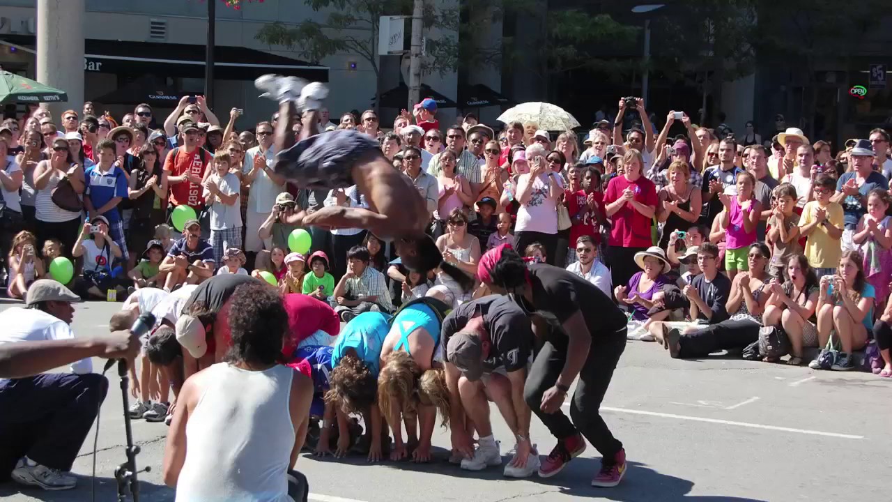 Interview with director Nick Broad after the Toronto Buskerfest