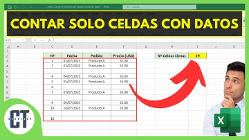 Como Contar Celdas Llenas en Excel