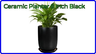 REVIEW (2026): Ceramic Planter 8 Inch Black. ESSENTIAL details.