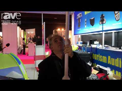ISE 2018: TP-Wireless Launches Unique Umbrella Speaker System