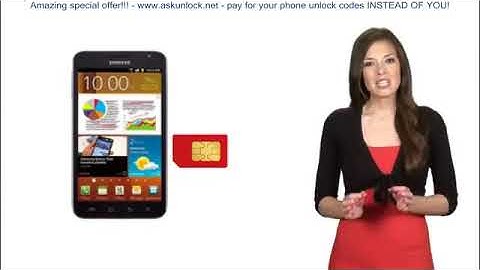 How to Unlock Samsung Galaxy Note with Unlock Code / Tutorial, FAQ