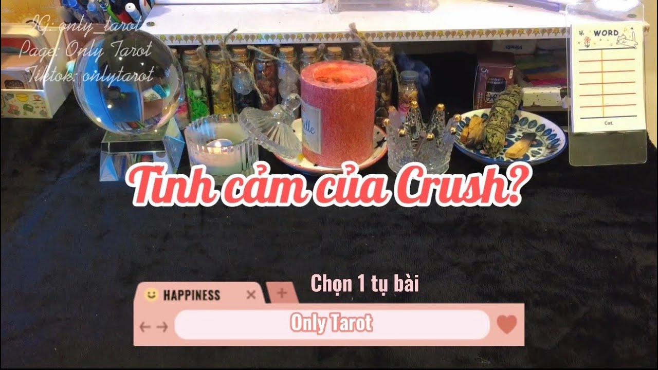 🔮 Chọn 1 tụ bài | TÌNH CẢM CỦA CRUSH?