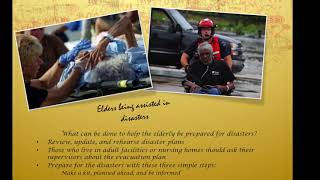 Elderly & Disaster