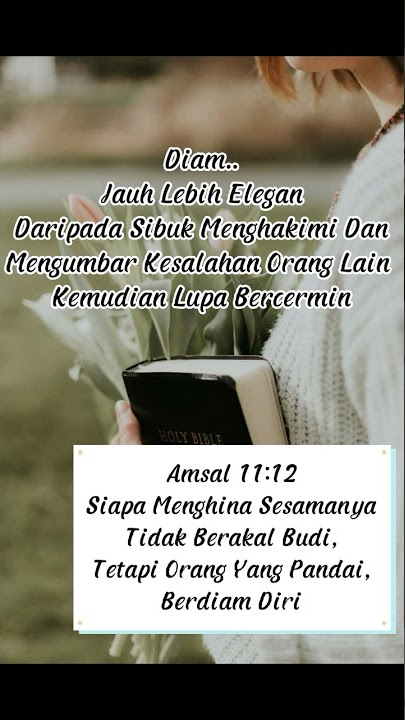 status wA rohani #bibleshort