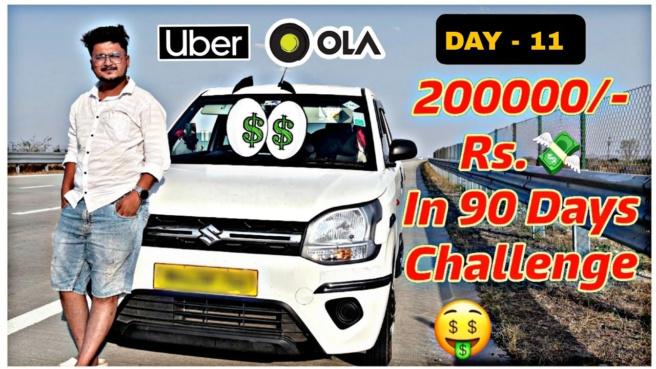 Day 11 - 2 lakhs In 90 Days Challenge, Pune ola uber daily earning