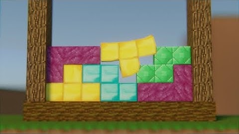 MINECRAFT TETRIS | SOFTBODY TETRIS V.9