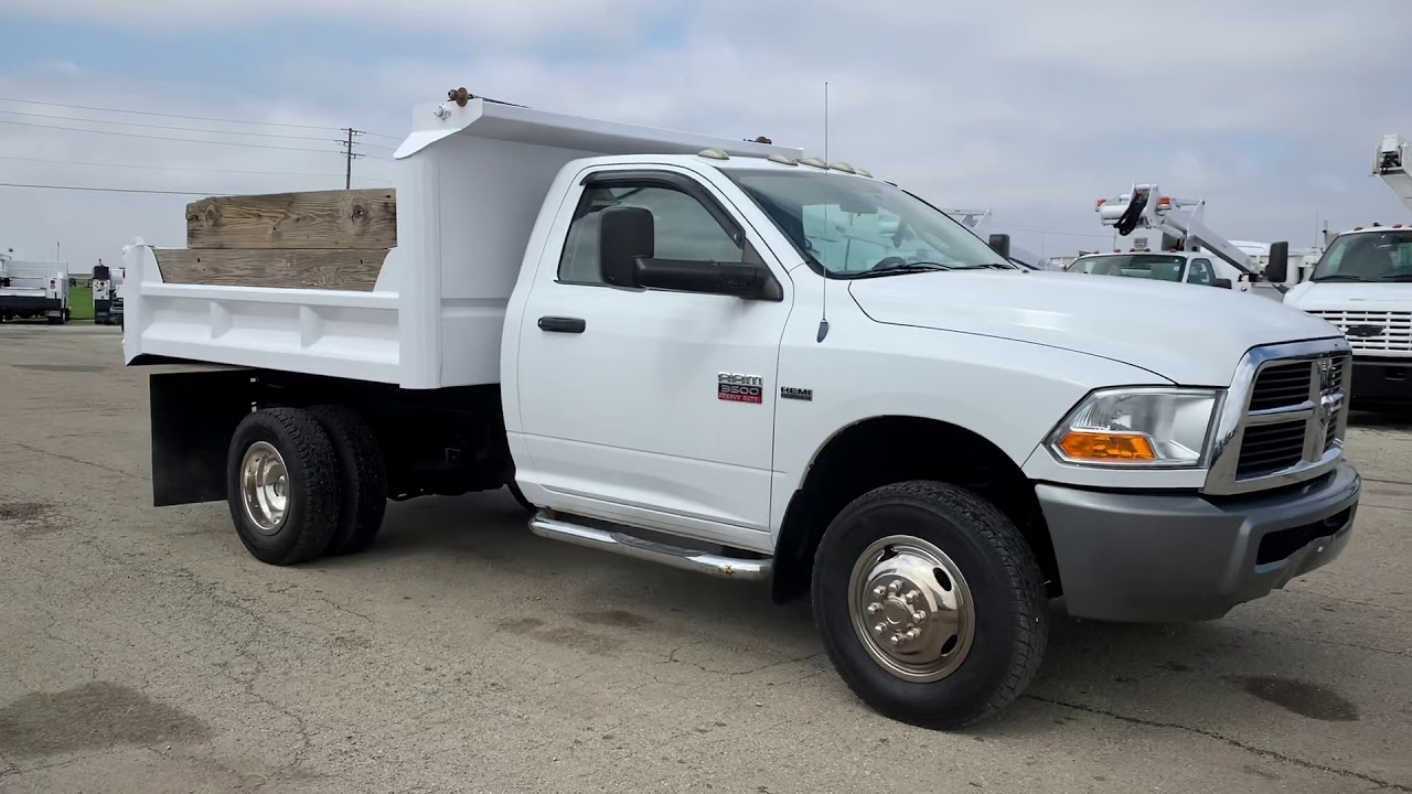 2011 Ram 3500 Dump Truck - YouTube
