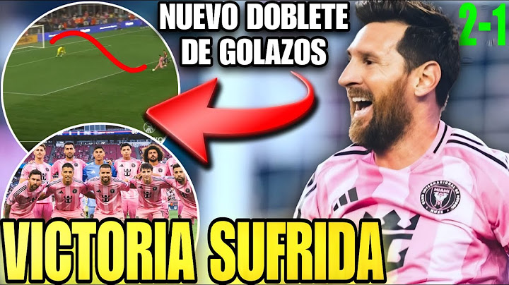 🚨 OTRO DOBLETE de MESSI en la MLS 🤩 LEO y USTARI rescatan VICTORIA para un PÉSIMO INTER MIAMI 💥
